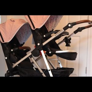 Single to double hello mocking bird stroller